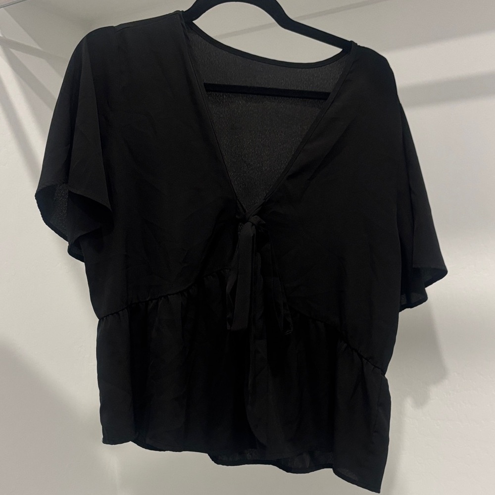 Elegant Black Women's Top